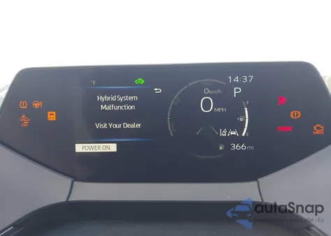 2025 Toyota Prius Le z USA, uszkodzony, nr VIN JTDACAAU4S3052445